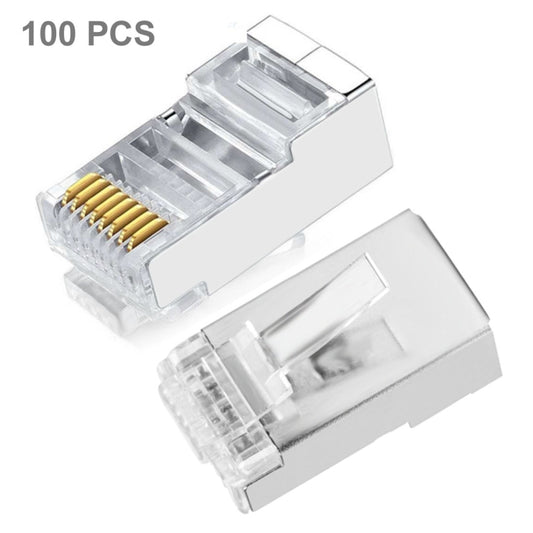موصل شبكة LAN Cat5 8P8C RJ45 عالي الجودة (100 قطعة في عبوة واحدة، السعر لـ 100 قطعة)