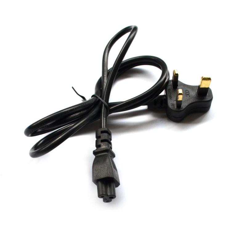 1.2m 3 Prong Style Small UK Notebook Power Cord, Small UK Plug, Length: 1.2m