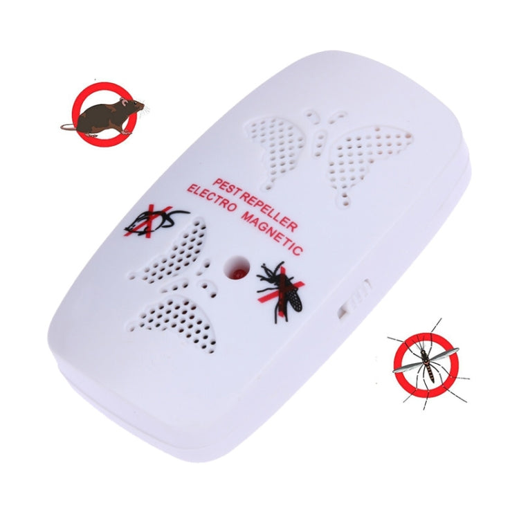 Ultrasonic Electronics Insecticide with Two Steps of Adjustable, White (US Plug), US Plug White, US Plug Pink