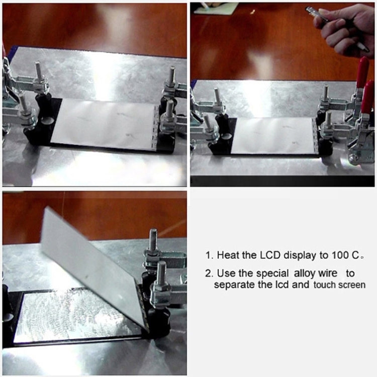 سلك فصل شاشات LCD وشاشات اللمس من سبائك معدنية فاخرة لأجهزة iPhone / Samsung / HTC / Sony (الطول: 100 متر)، الطول: 100 متر