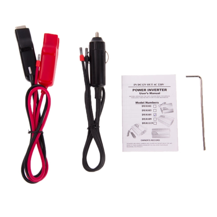 SUVPR DY-8105 350W DC 12V to AC 220V Car Power Inverter with 500mA USB Port & Universal Power Socket, 350W DC 12V to AC 220V