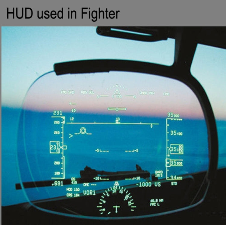 X5 HUD 3 inch Universal Multi Car Head Up Display with OBDII EOBD System, Light Sensors, Rotation Speed, Rotation Speed Unit, Unit Mark, Voltage, Water Temperature, Alarm mark, X5 HUD 3 inch