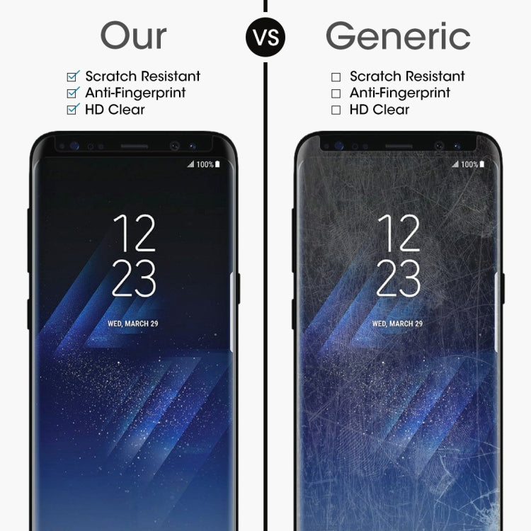 For Galaxy S8+ / G955 0.26mm 9H Surface Hardness 3D Explosion-proof Non-full Screen Curved Case Friendly Tempered Glass Film, For S8+ / G955, For Galaxy S8+ / G955, For Galaxy S8+ / G955 Black Frame, Galaxy S8+