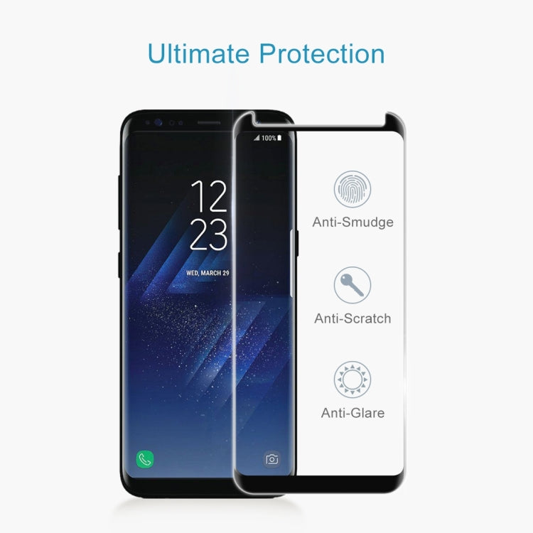 For Galaxy S8+ / G955 0.26mm 9H Surface Hardness 3D Explosion-proof Non-full Screen Curved Case Friendly Tempered Glass Film, For S8+ / G955, For Galaxy S8+ / G955, For Galaxy S8+ / G955 Black Frame, Galaxy S8+