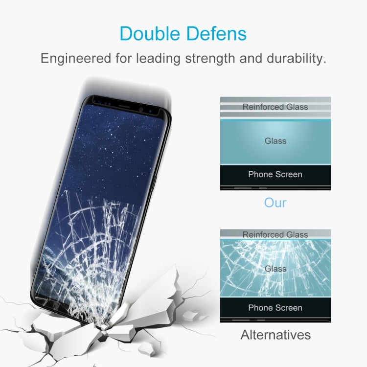 For Galaxy S8+ / G955 0.26mm 9H Surface Hardness 3D Explosion-proof Non-full Screen Curved Case Friendly Tempered Glass Film, For S8+ / G955, For Galaxy S8+ / G955, For Galaxy S8+ / G955 Black Frame, Galaxy S8+