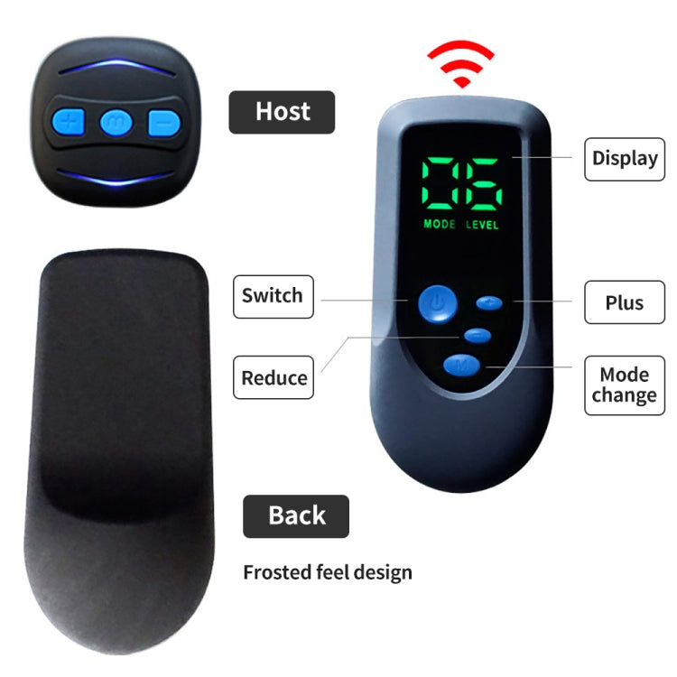 EMS Rechargeable Pulse Foot Massage Machine with Remote Control