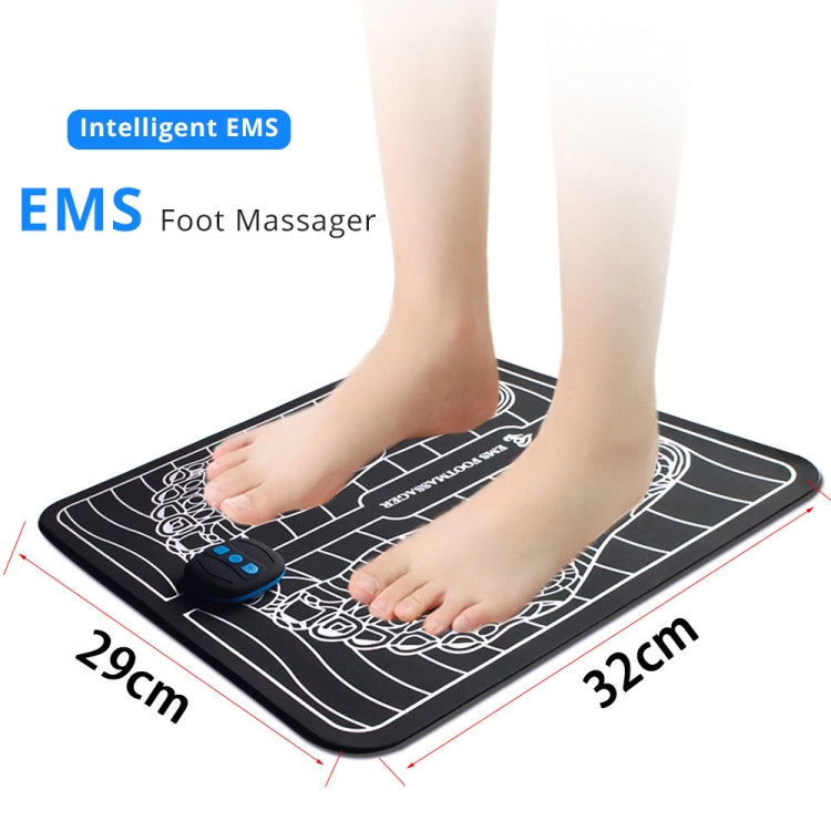 EMS Rechargeable Pulse Foot Massage Machine with Remote Control