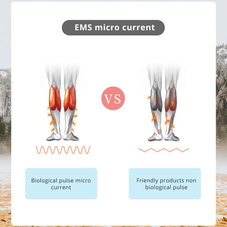 EMS Rechargeable Pulse Foot Massage Machine with Remote Control