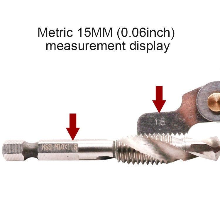 52 PCS Metric 60 Degrees +British 55 Degrees CR Stainless Steel Thread Gauge, 52 PCS Thread Gauge