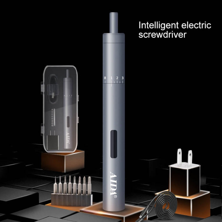 A-012 Rechargeable Lithium Battery Rechargeable Electric Drill Cordless Screwdriver Set with 8 Gear Torsion, Drill Cordless Screwdriver