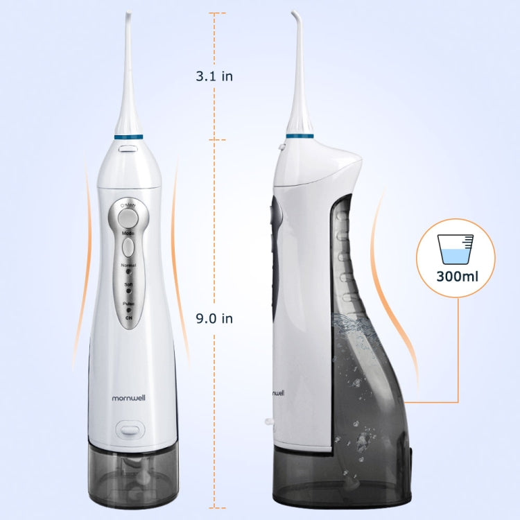 Mornwell D52 USB-Rechargeable water flosser IPX7 Waterproof Oral Irrigator, D52