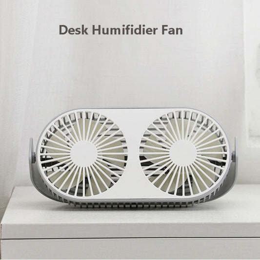 Small Bean Desktop Desktop Double Leaf Usb Mini Fan