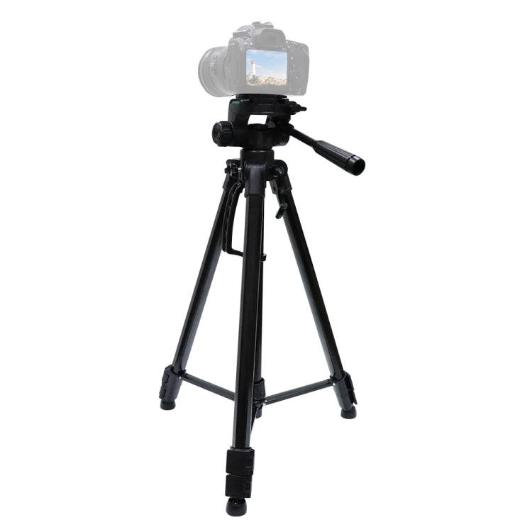 حامل ثلاثي القوائم L-3600 Live مزود بحامل ثلاثي الأبعاد مع لوحة تحرير سريعة قابلة للفصل وتعديل الارتفاع من 62 إلى 170 سم لكاميرا SLR وجهاز عرض Live Light (أسود)، L-3600