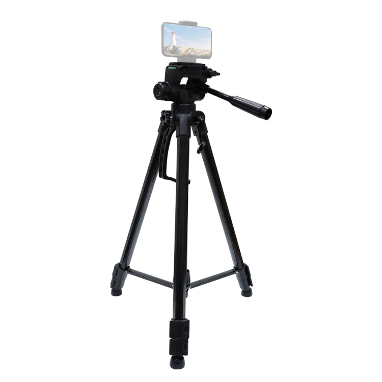حامل ثلاثي القوائم L-3600 Live مزود بحامل ثلاثي الأبعاد مع لوحة تحرير سريعة قابلة للفصل وتعديل الارتفاع من 62 إلى 170 سم لكاميرا SLR وجهاز عرض Live Light (أسود)، L-3600