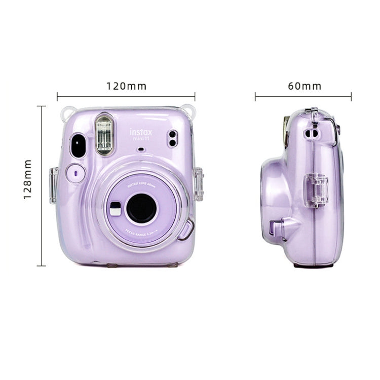 Richwell Carry Case Bag Crystal Hard Cover with Shoulder Strap For Fujifilm Instax Mini 11