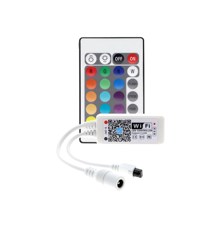 التحكم في الموسيقى ووضع المؤقت عبر الهاتف الذكي، وحدة تحكم LED RGB صغيرة تعمل بالواي فاي، وحدة تحكم RGB، وحدة تحكم RGB IR، وحدة تحكم RGBW IR، وحدة تحكم RGBW