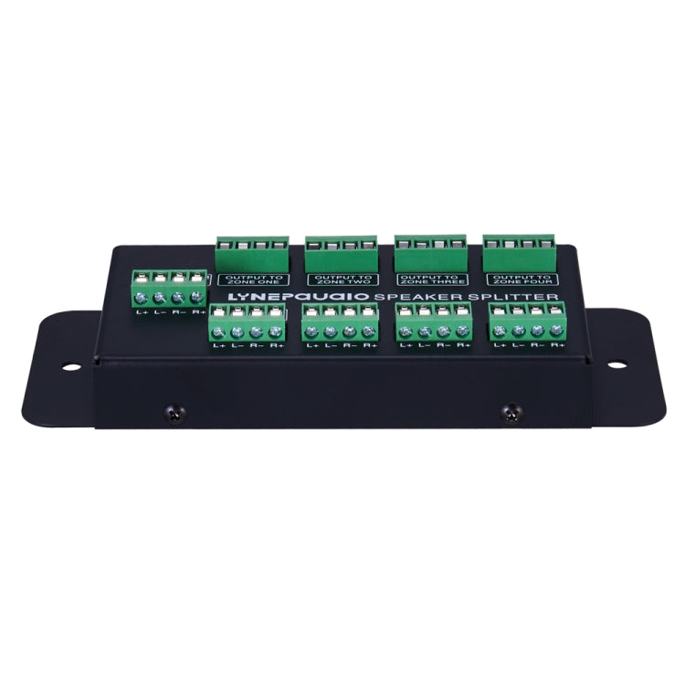 1 In 8 Out Amplifier And Sound Speaker Distributor, 8-Area Sound Source, Signal Distribution Panel, Audio Input, 300W Per Channel, B031