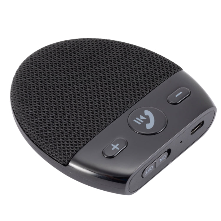 مكبر صوت حر اليدين مزود بواقي شمس للسيارة SP11 مع سماعة USB للسيارة، طقم مكبر صوت حر اليدين للسيارة، SP11