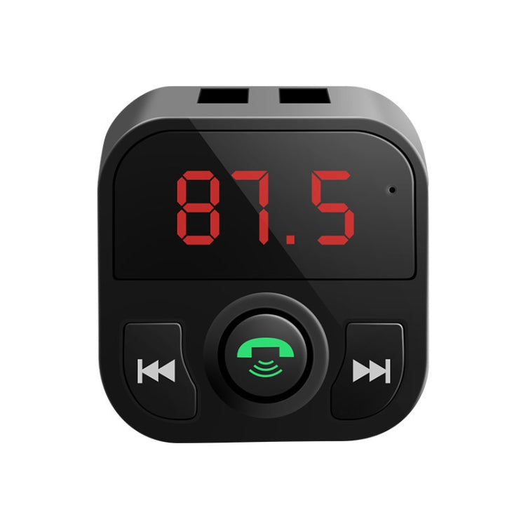 X5 Handsfree Car Kit FM Transmitter Wireless Audio Receiver Auto MP3 Player Dual USB Fast Charger, X5