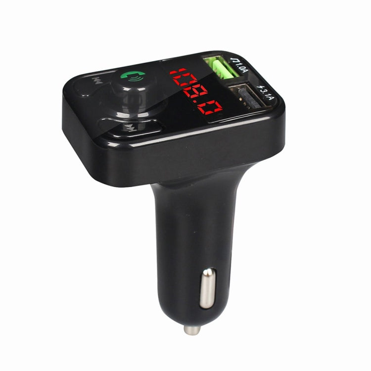 X3 Wireless 5.0 Handsfree Car Kit FM Wireless Audio Receiver Transmitter MP3 Player Dual USB Digital Fast Charger, X3