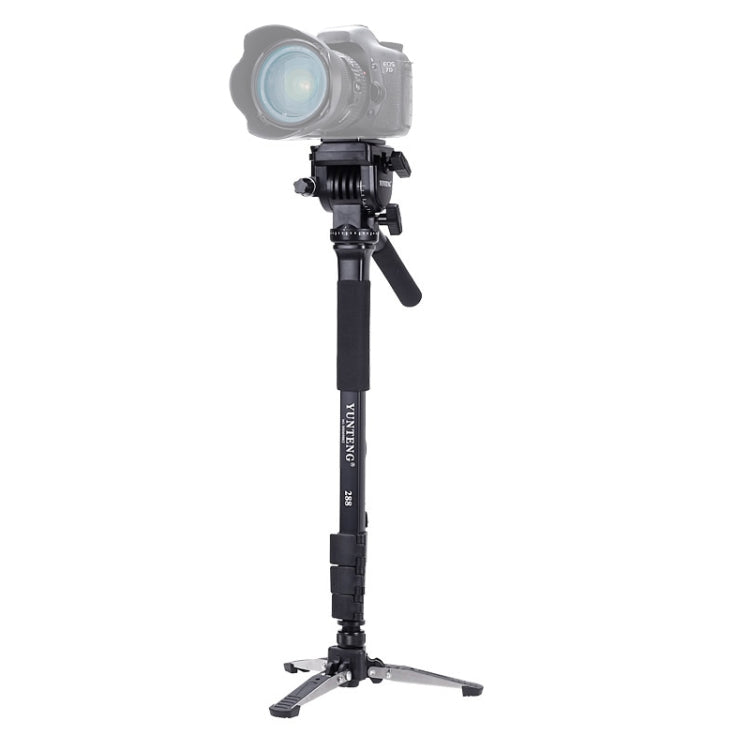 حامل ثلاثي القوائم YUNTENG VCT-288 أحادي القوائم مع رأس سحب السوائل، VCT-288