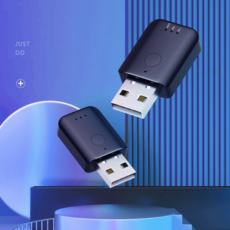 جهاز استقبال USB وبلوتوث 5.1 للسيارة T50، جهاز إرسال FM للمكالمات بدون استخدام اليدين، T50