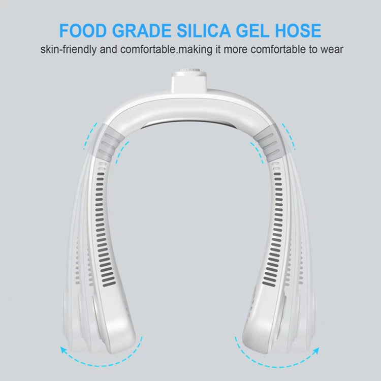 Aromatherapy Leafless Cooling Hanging Neck Fan Mini USB Portable Fan