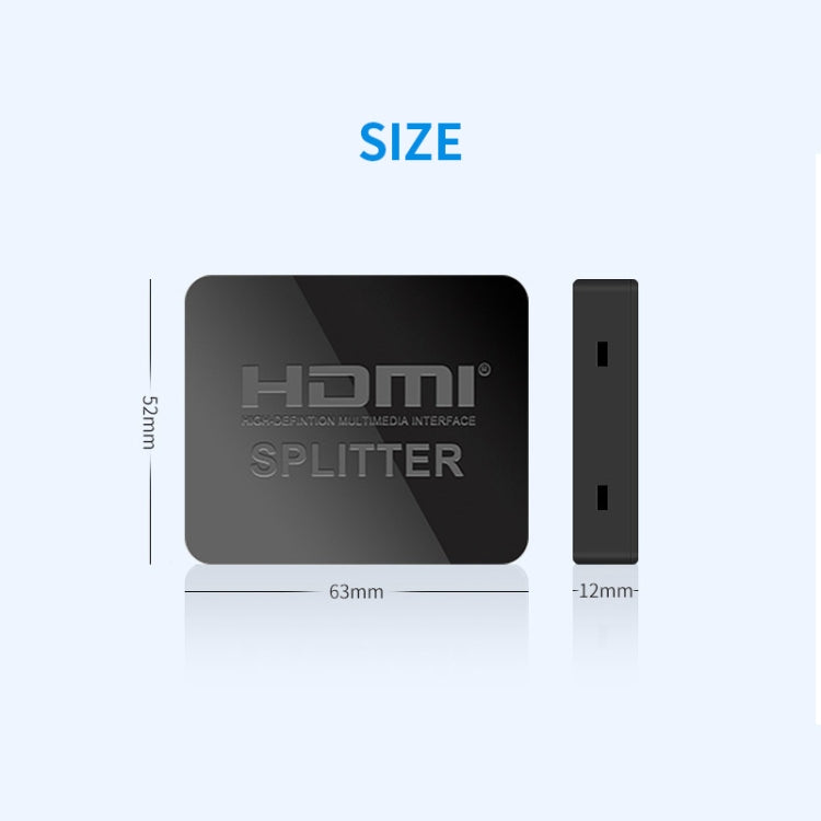 JSM 1 to 2 HDMI 1080P Switch Two Screen Simultaneous Display Spliter, 1 to 2 HDMI