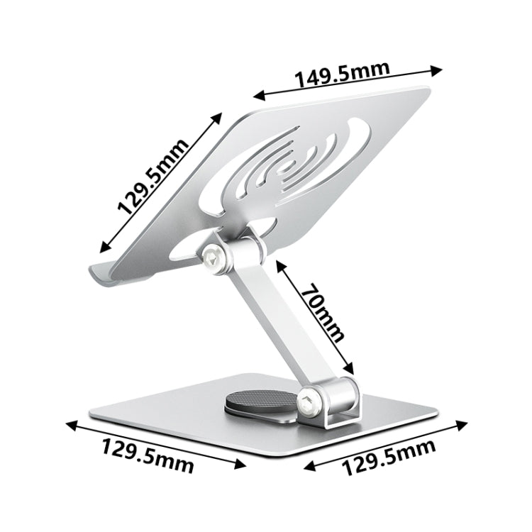 JUNSUNMAY 360 Degree Rotating Foldable Height Angle Adjustable Phone Tablet Holder, Style A, Style B