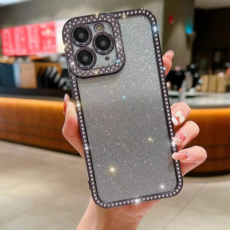 Diamond Gradient Glitter Plated TPU Phone Case, For iPhone 11, For iPhone 15 Pro Max, For iPhone 11 Pro Max, For iPhone 12, For iPhone 12 Pro, For iPhone 12 Pro Max