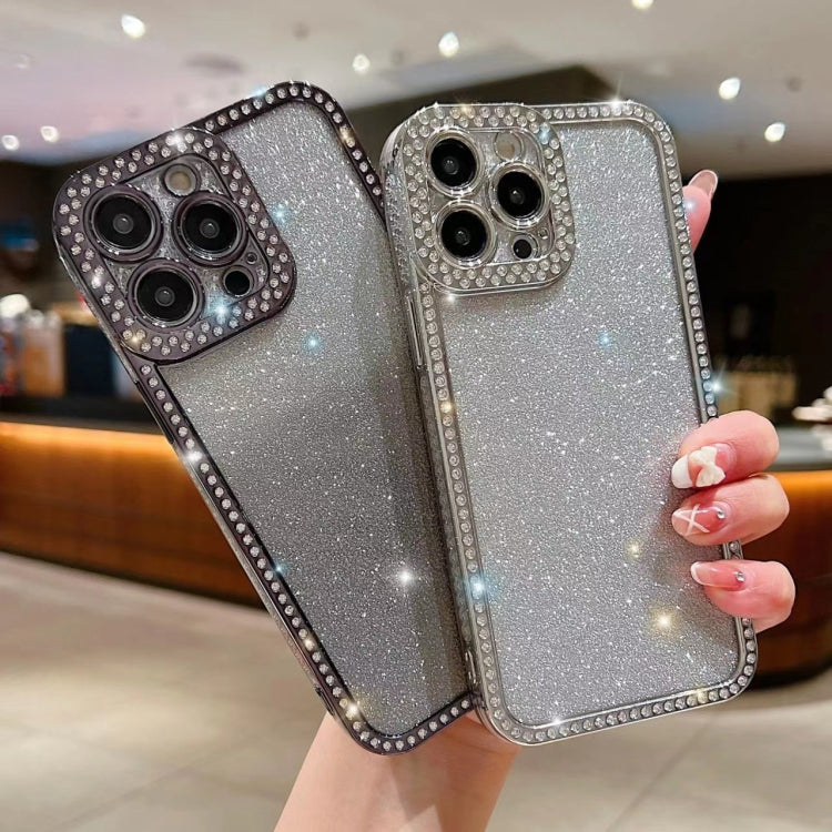 Diamond Gradient Glitter Plated TPU Phone Case, For iPhone 14 Pro Max, For iPhone 15 Plus, For iPhone 15, For iPhone 14 Plus, For iPhone 11 Pro