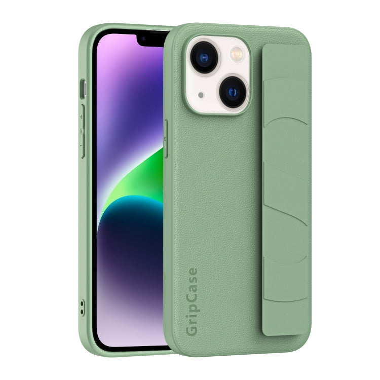 Skin Elastic Wrist Grip Back Cover Phone Case, For iPhone 15 Pro Max, For iPhone 14, For iPhone 15 Pro, For iPhone 14 Pro, For iPhone 14 Plus, For iPhone 15 Plus, For iPhone 14 Pro Max, For iPhone 15