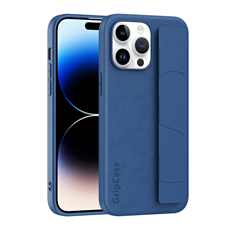 Skin Elastic Wrist Grip Back Cover Phone Case, For iPhone 15 Pro Max, For iPhone 14, For iPhone 15 Pro, For iPhone 14 Pro, For iPhone 14 Plus, For iPhone 15 Plus, For iPhone 14 Pro Max, For iPhone 15