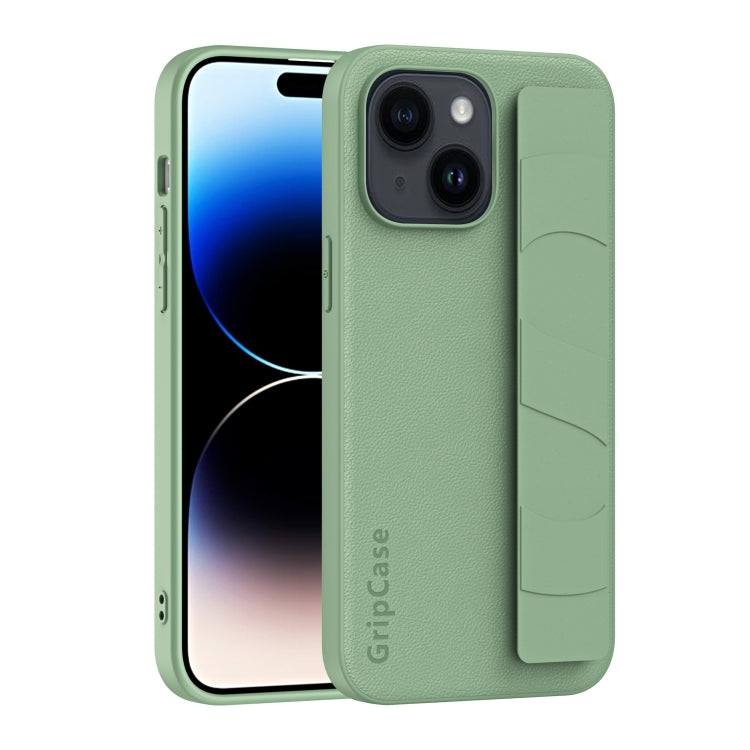 Skin Elastic Wrist Grip Back Cover Phone Case, For iPhone 15 Pro Max, For iPhone 14, For iPhone 15 Pro, For iPhone 14 Pro, For iPhone 14 Plus, For iPhone 15 Plus, For iPhone 14 Pro Max, For iPhone 15