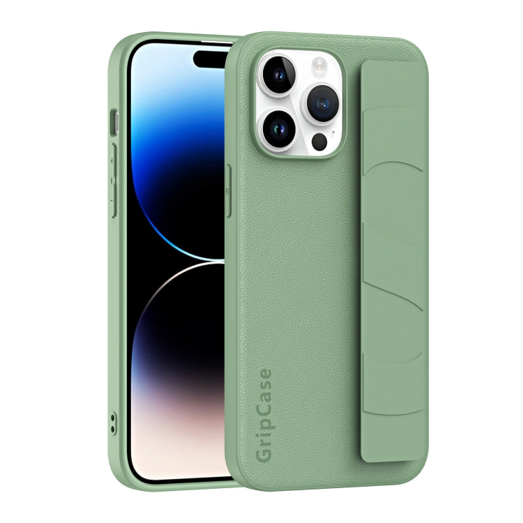 Skin Elastic Wrist Grip Back Cover Phone Case, For iPhone 15 Pro Max, For iPhone 14, For iPhone 15 Pro, For iPhone 14 Pro, For iPhone 14 Plus, For iPhone 15 Plus, For iPhone 14 Pro Max, For iPhone 15