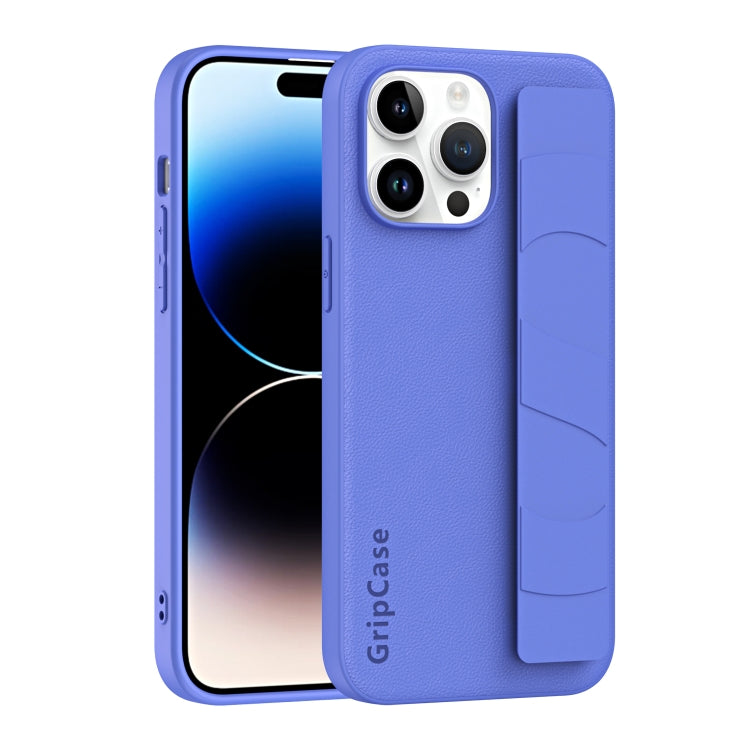 Skin Elastic Wrist Grip Back Cover Phone Case, For iPhone 15 Pro Max, For iPhone 14, For iPhone 15 Pro, For iPhone 14 Pro, For iPhone 14 Plus, For iPhone 15 Plus, For iPhone 14 Pro Max, For iPhone 15