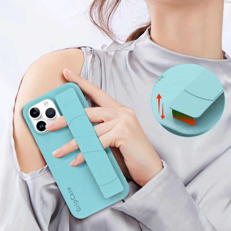 Skin Elastic Wrist Grip Back Cover Phone Case, For iPhone 15 Pro Max, For iPhone 14, For iPhone 15 Pro, For iPhone 14 Pro, For iPhone 14 Plus, For iPhone 15 Plus, For iPhone 14 Pro Max, For iPhone 15