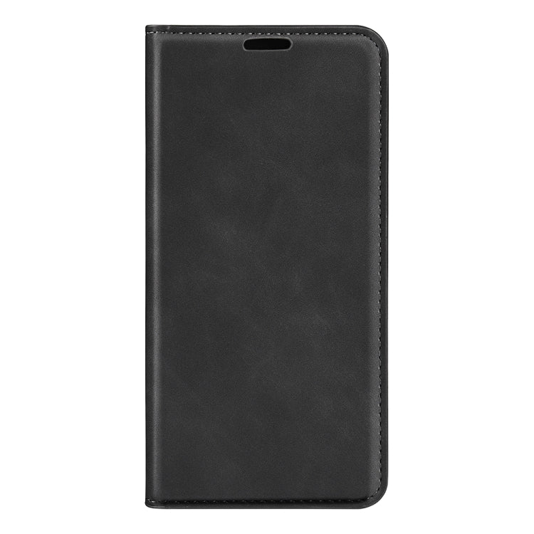 Retro-skin Magnetic Suction Leather Phone Case, For iPhone 15