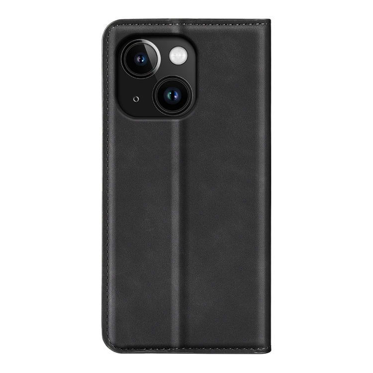 Retro-skin Magnetic Suction Leather Phone Case, For iPhone 15