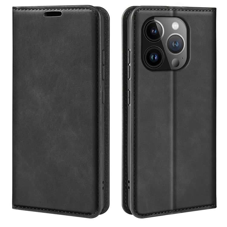Retro-skin Magnetic Suction Leather Phone Case, iPhone 16e, For iPhone 15 Pro Max, For iPhone 15 Pro, For iPhone 15 Plus