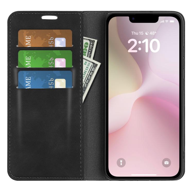Retro-skin Magnetic Suction Leather Phone Case, iPhone 16e, For iPhone 15 Pro Max, For iPhone 15 Pro, For iPhone 15 Plus