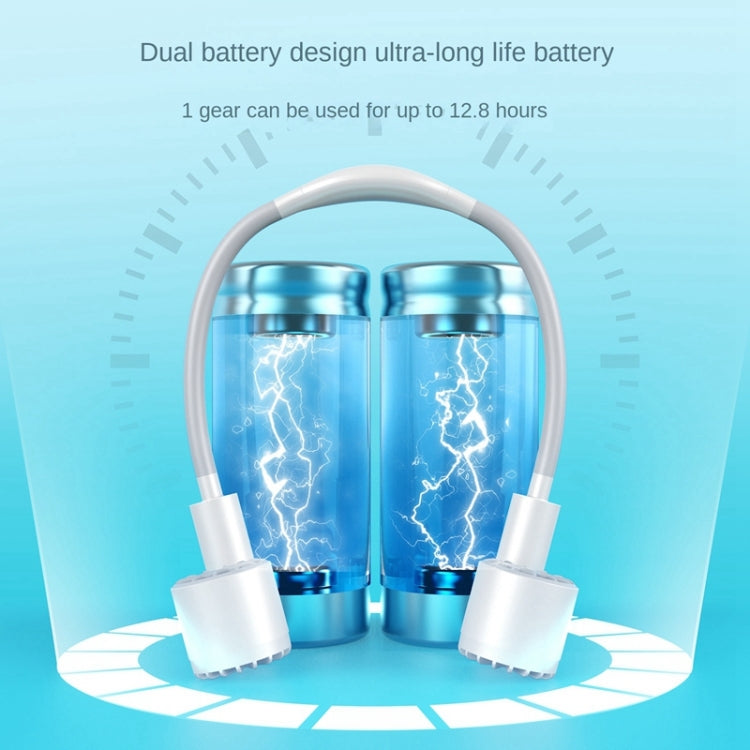 Long Life Twin-head Turbine Bladeless Neck Lazy Sports Fan