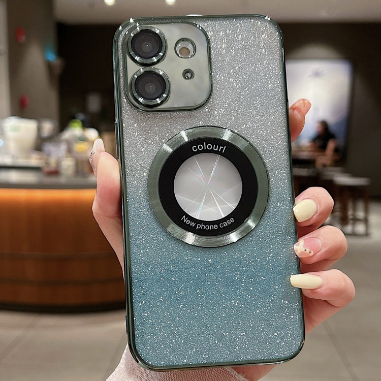 Gradient Glitter Electroplating MagSafe TPU Phone Case, For iPhone 11 Pro Max, For iPhone 11, For iPhone 11 Pro