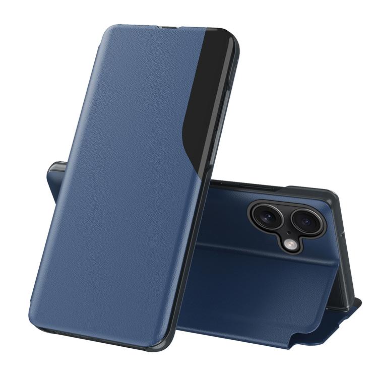 Side Display Flip Leather Phone Case, For iPhone 17 Pro Max, For iPhone 17 Pro, For iPhone 17, For iPhone 17 Air, For iPhone 16e, For iPhone 16 Pro Max, For iPhone 16 Pro, For iPhone 16 Plus