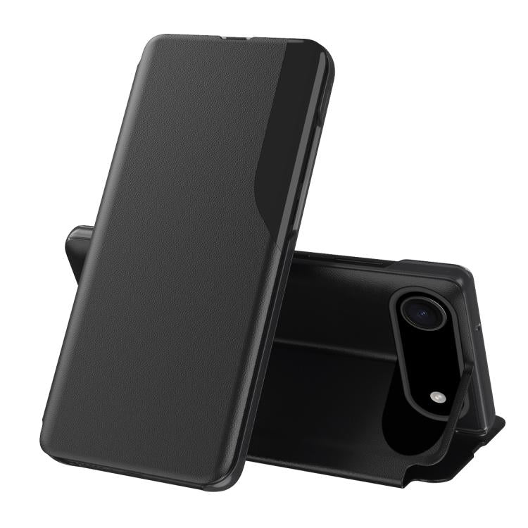 Side Display Flip Leather Phone Case, For iPhone 17 Pro Max, For iPhone 17 Pro, For iPhone 17, For iPhone 17 Air, For iPhone 16e, For iPhone 16 Pro Max, For iPhone 16 Pro, For iPhone 16 Plus