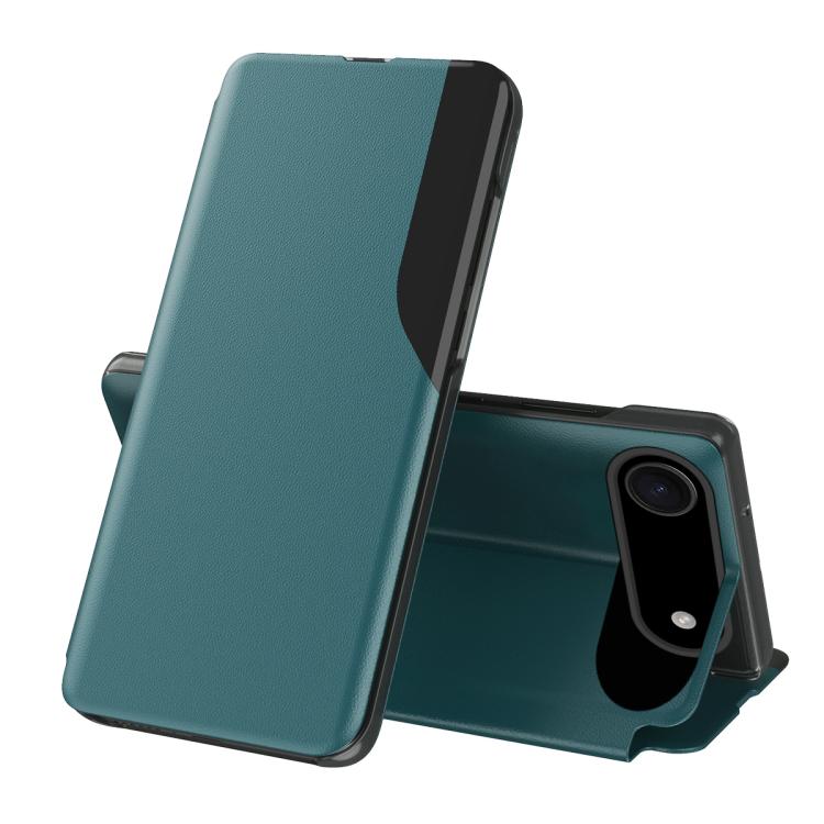 Side Display Flip Leather Phone Case, For iPhone 17 Pro Max, For iPhone 17 Pro, For iPhone 17, For iPhone 17 Air, For iPhone 16e, For iPhone 16 Pro Max, For iPhone 16 Pro, For iPhone 16 Plus
