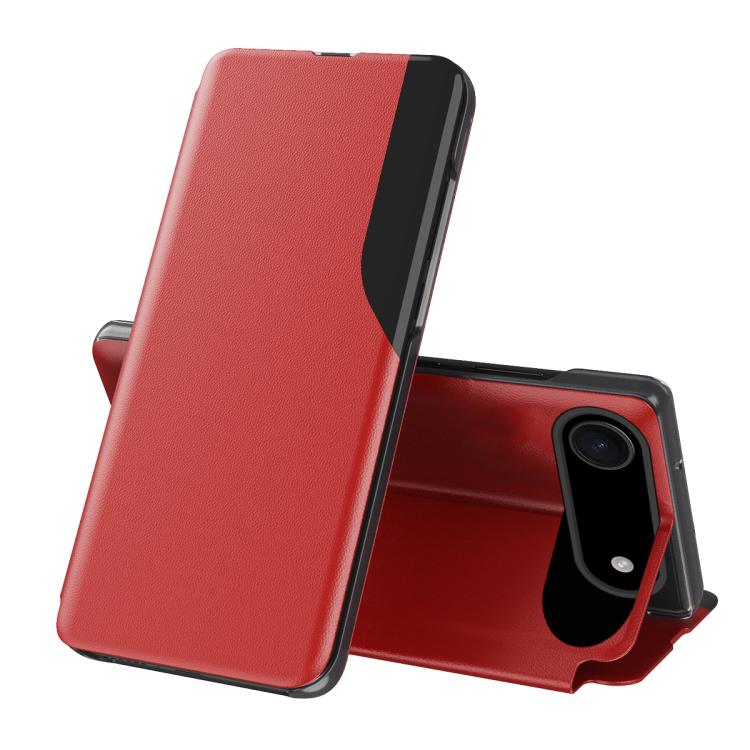 Side Display Flip Leather Phone Case, For iPhone 17 Pro Max, For iPhone 17 Pro, For iPhone 17, For iPhone 17 Air, For iPhone 16e, For iPhone 16 Pro Max, For iPhone 16 Pro, For iPhone 16 Plus