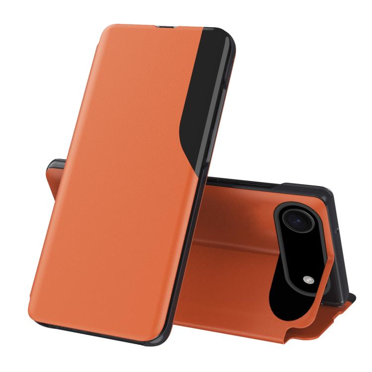 Side Display Flip Leather Phone Case, For iPhone 17 Pro Max, For iPhone 17 Pro, For iPhone 17, For iPhone 17 Air, For iPhone 16e, For iPhone 16 Pro Max, For iPhone 16 Pro, For iPhone 16 Plus