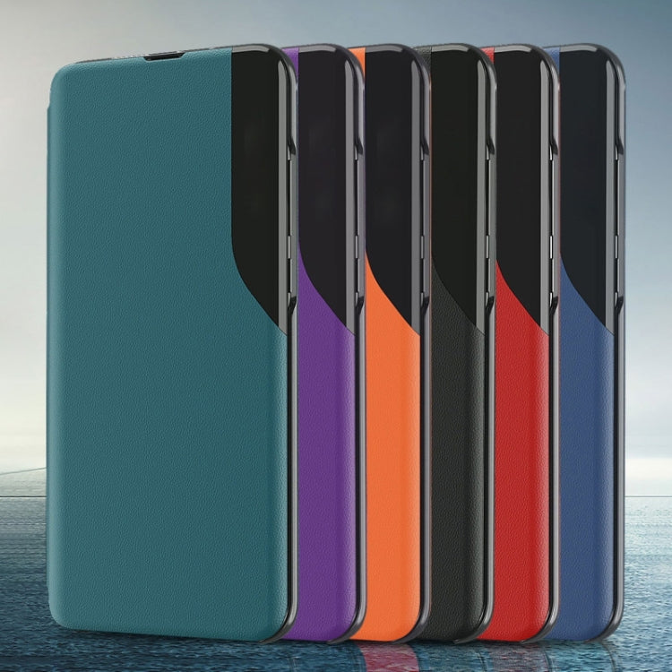 Side Display Flip Leather Phone Case, For iPhone 17 Pro Max, For iPhone 17 Pro, For iPhone 17, For iPhone 17 Air, For iPhone 16e, For iPhone 16 Pro Max, For iPhone 16 Pro, For iPhone 16 Plus