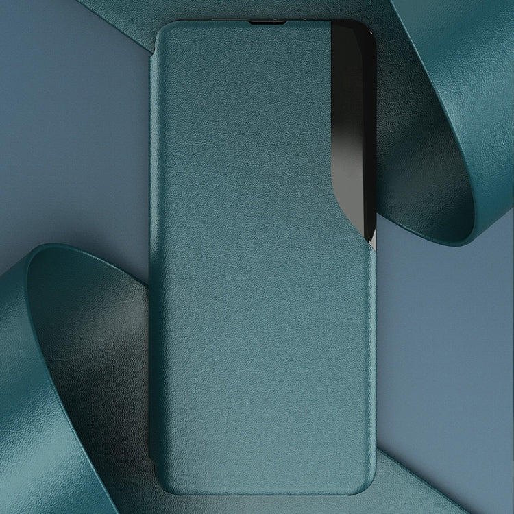 جراب هاتف جلدي قابل للطي مع شاشة جانبية، لهاتف iPhone 15
